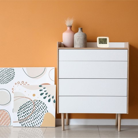 Higrometr zegar termometr pokojowy wilgotnościomierz LCD Kik Sp. z o. o. Sp. k.