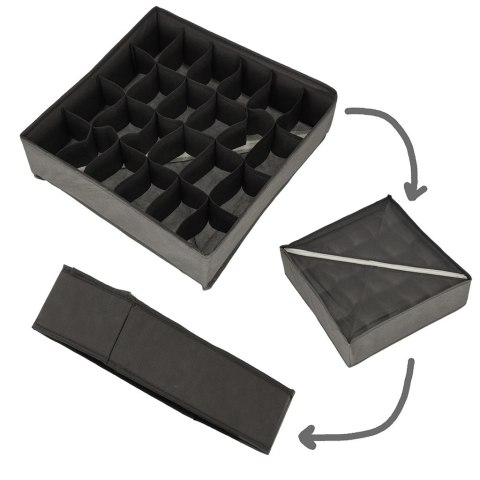 Organizer do szuflady na bieliznę skarpetki 4 sztuki Kik Sp. z o. o. Sp. k.