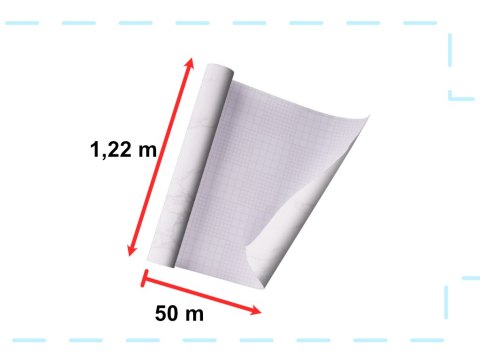 Folia rolka samoprzylepna okleina tapeta biały marmur - magnolia 1,22x50m Kik Sp. z o. o. Sp. k.