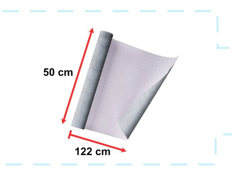 Folia rolka samoprzylepna okleina tapeta szary marmur 1,22x50m Kik Sp. z o. o. Sp. k.