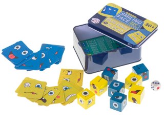 Gra edukacyjne wyzwania nauka emocji klocki drewniane Kik Sp. z o. o. Sp. k.