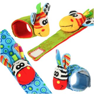 Grzechotka zabawka na rączki dłonie 2szt. Kik Sp. z o. o. Sp. k.