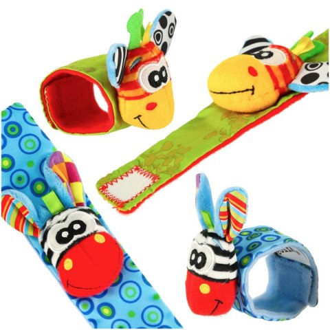 Grzechotka zabawka na rączki dłonie 2szt. Kik Sp. z o. o. Sp. k.