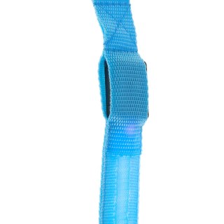 Smycz dla psa kota świecąca spacer jesień zima noc LED 1,2 m niebieska Kik Sp. z o. o. Sp. k.