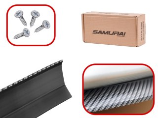 Dokładka zderzaka osłona uniwersalna spoiler carbon 2,5m czarna Kik Sp. z o. o. Sp. k.