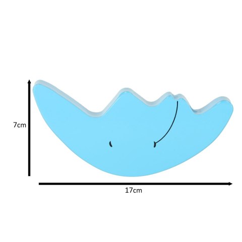 Gra zręcznościowa montessori układanka balansująca klocki drewniane księżyc Kik Sp. z o. o. Sp. k.