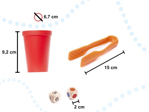 Kamyki kreatywne kolorowe układanka montessori 65 el. Kik Sp. z o. o. Sp. k.