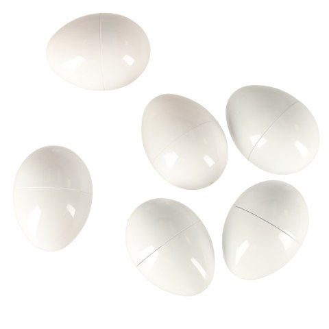 Układanka edukacyjna sorter dopasuj kształty i kolory jajka 6 sztuk Kik Sp. z o. o. Sp. k.