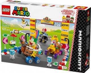 Klocki Super Mario 72036 Mario Kart - Zestaw Baby Peach i Grand Prix LEGO