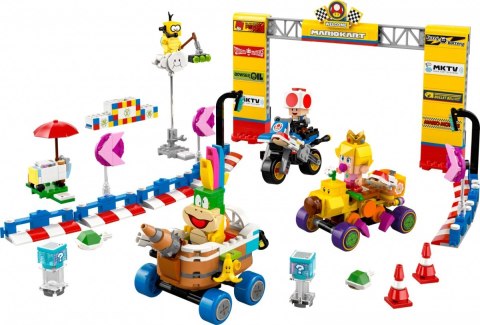 Klocki Super Mario 72036 Mario Kart - Zestaw Baby Peach i Grand Prix LEGO