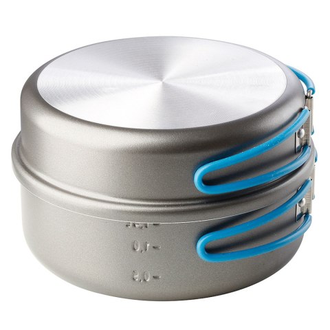 Naczynia turystyczne ze sztućcami ZESTAW dla 2 osób. MEVA