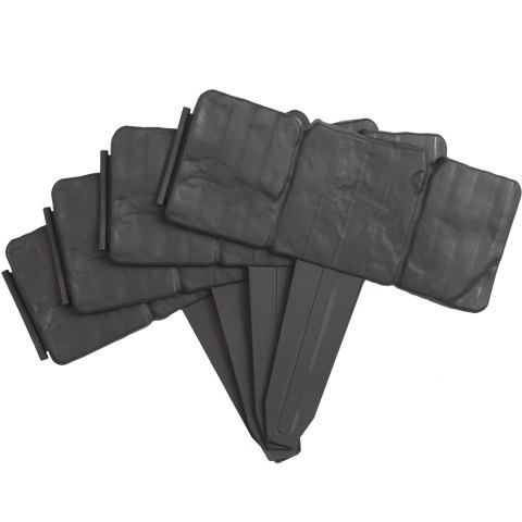 Palisada obrzeże do trawnika imitacja kamienia STONE 2.5m - szara GSG24