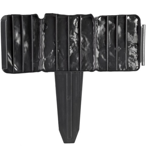 Palisada obrzeże do trawnika imitacja kamienia STONE 2.5m - szara GSG24