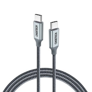 Kabel przewód USB Typ C - USB Typ C 5A 100W PowerDelivery 480Mbps 1.8 m szary CHOETECH