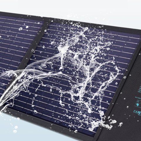 Ładowarka solarna słoneczna 100W składana USB-C 2xUSB PD QC czarna CHOETECH