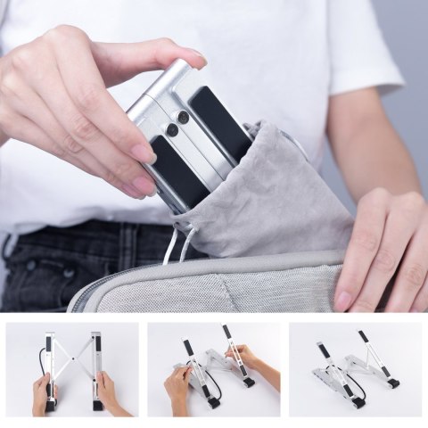 Podstawka stacja do laptopa PD USB-C HDMI 2xUSB-A 1xUSB-C 1xSD 1xTF czarny CHOETECH