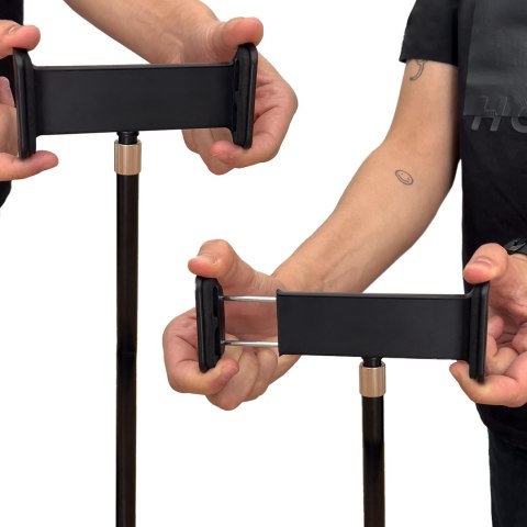 Stojak na tablet i telefon na biurko czarny WOZINSKY