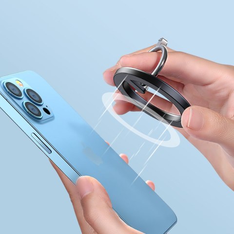 Uchwyt samochodowy to telefonu magnetyczny ring podstawka czarny JOYROOM