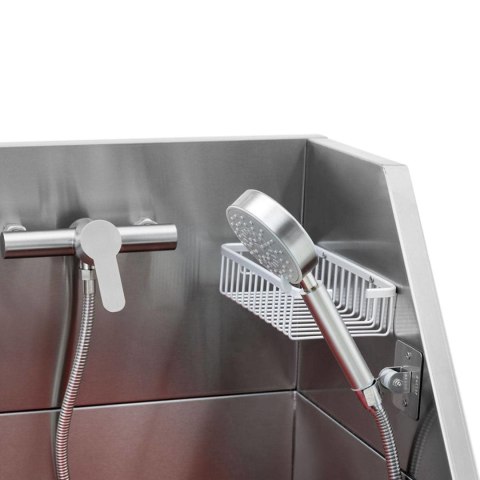 Wanna groomerska do kąpieli mycia psów zwierząt ze schodami 90 x 90 x 106 cm Physa