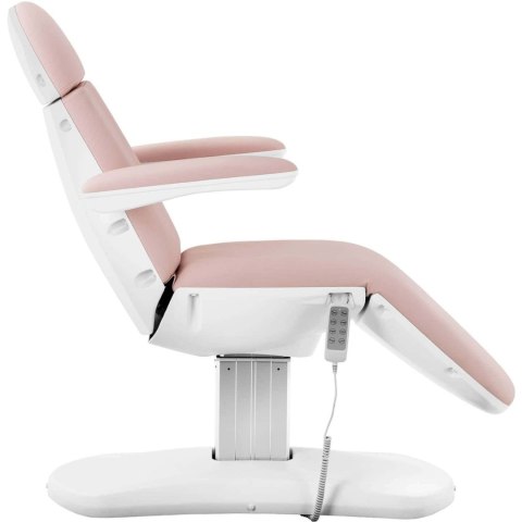 Fotel kosmetyczny do tatuażu masażu spa elektryczny PERDENONE - różowy Physa