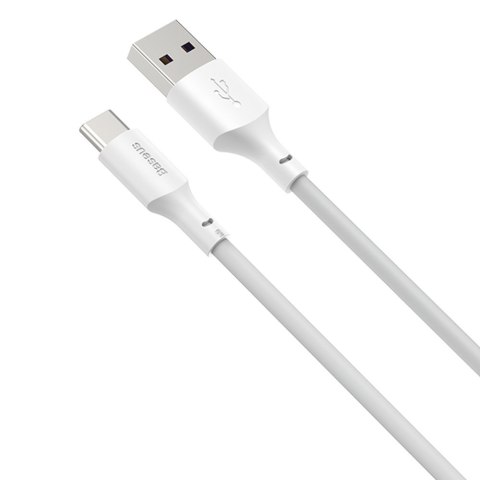 2x kabel USB USB-C szybkie ładowanie Power Delivery Quick Charge 40 W 5 A 1.5 m biały BASEUS