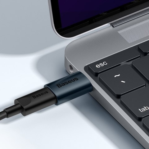 Przejściówka adapter USB 3.1 OTG do USB-C niebieski BASEUS