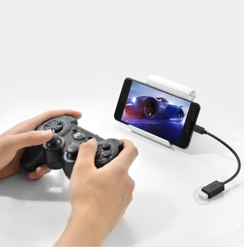 Adapter przejściówka kabel OTG z USB 3.0 na USB-C - czarny UGREEN