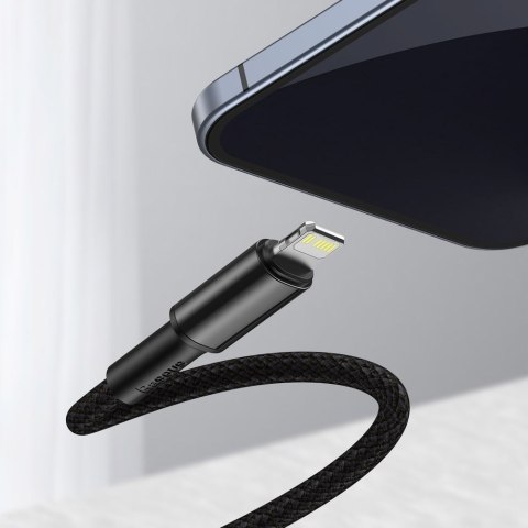 Kabel przewód do iPhone USB-C - Lightning szybkie ładowanie 20W 2m - czarny BASEUS