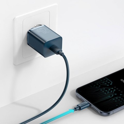 Super Si 1C szybka ładowarka USB-C 20W Power Delivery niebieski BASEUS