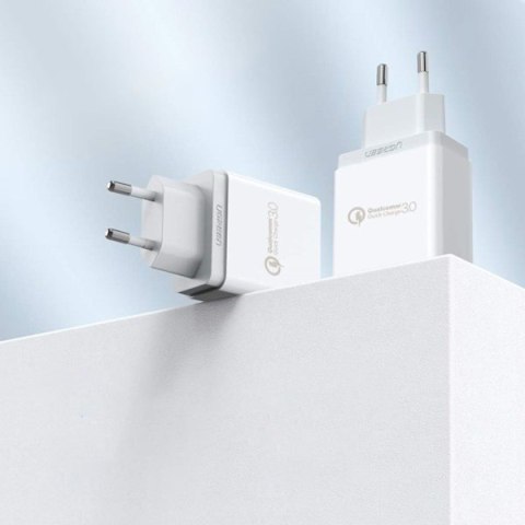 Szybka ładowarka sieciowa Quick Charge 3.0 18W 3A USB biały UGREEN