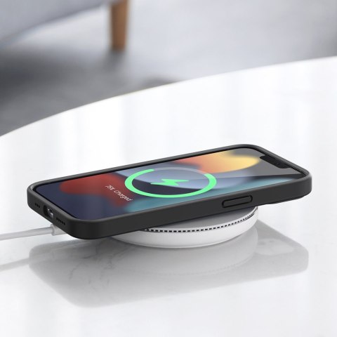 Gumowe elastyczne silikonowe etui pokrowiec iPhone 13 mini czarny UGREEN