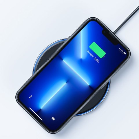 Case etui żelowe do iPhone 14 Plus obudowa pokrowiec z metaliczną ramką 14Q czarny JOYROOM