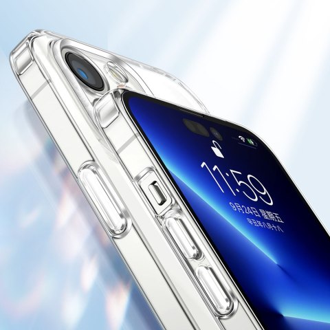 Etui do iPhone 14 Plus wytrzymały pokrowiec obudowa przezroczysty 14D JOYROOM