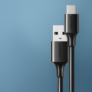 Kabel przewód przejściówka USB - USB-C Quick Charge 3.0 3A 0.25m czarny UGREEN