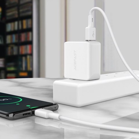 Kabel przewód USB - USB-C 3A 1.2m biały ACEFAST