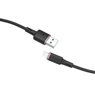 Kabel przewód do iPhone MFI USB - Lightning 2.4A 1.2m czarny ACEFAST