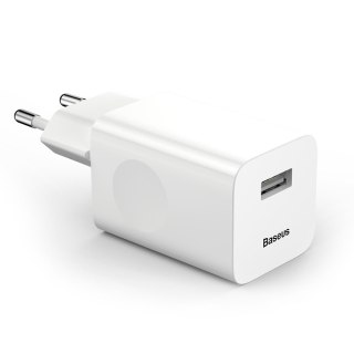 Ładowarka sieciowa zasilacz do kabla USB Quick Charge 3.0 biały BASEUS