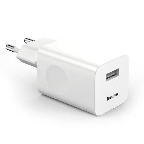 Ładowarka sieciowa zasilacz do kabla USB Quick Charge 3.0 biały BASEUS
