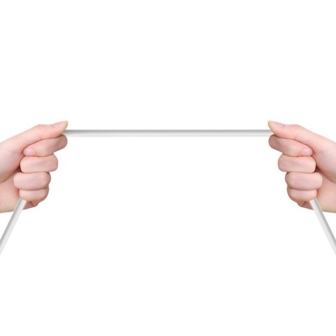 Przewód kabel USB - micro USB 2.4A 2m biały DUDAO