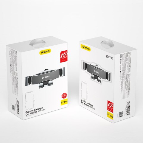 Samochodowy uchwyt grawitacyjny do smartfona czarny DUDAO