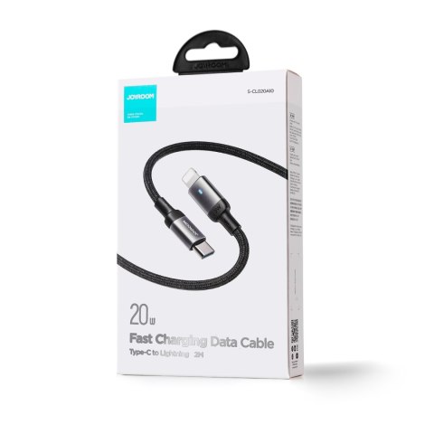 Kabel przewód do iPhone USB-C - Lightning A10 Series 20W 1.2m czarny JOYROOM