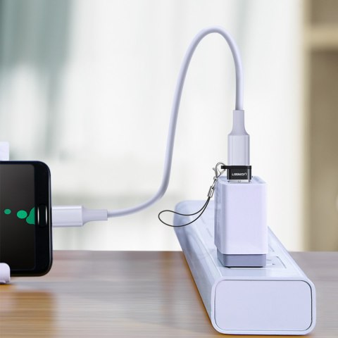 Przejściówka adapter gniazdo z wtyczki USB-C na USB czarny UGREEN