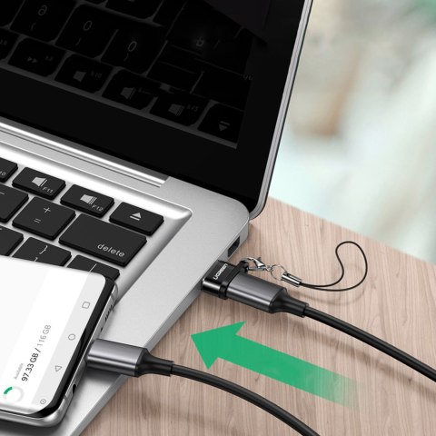Przejściówka adapter gniazdo z wtyczki USB-C na USB czarny UGREEN