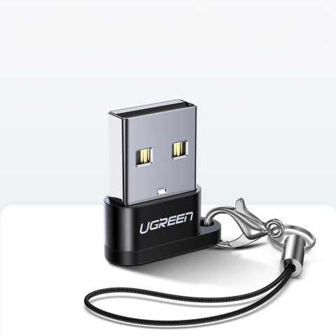 Przejściówka adapter gniazdo z wtyczki USB-C na USB czarny UGREEN