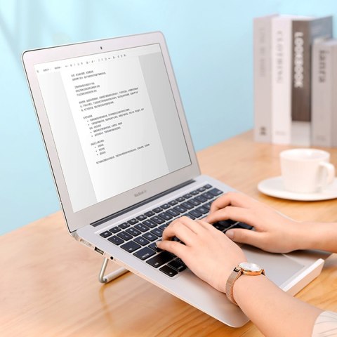 Regulowana podstawka stojak pod laptopa srebrny UGREEN
