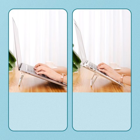 Regulowana podstawka stojak pod laptopa srebrny UGREEN