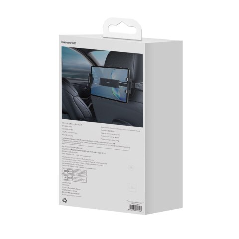 Uchwyt samochodowy na zagłówek do telefonu tabletu JoyRide Pro czarny BASEUS