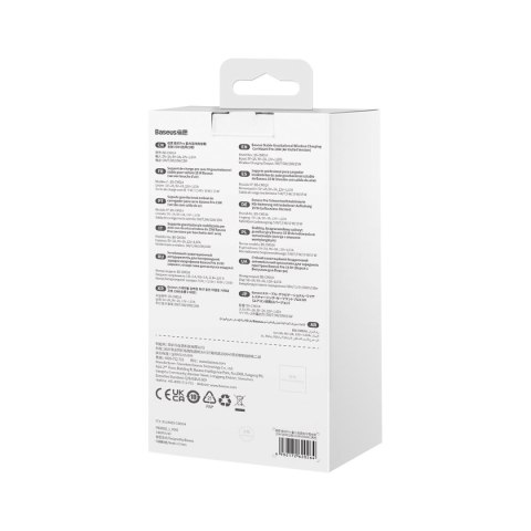 Uchwyt samochodowy z ładowarką indukcyjną 15W na kratkę wentylacyjną nawiew czarny BASEUS