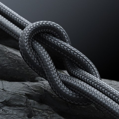 Kabel przewód z wyświetlaczem LED USB-C - USB-A 66W 1.2m czarny JOYROOM