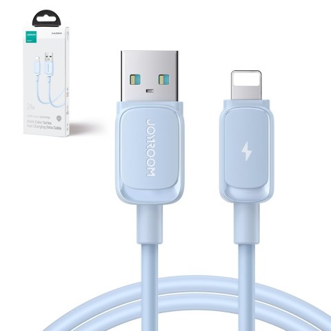 Kabel przewód do iPhone USB-A - Lightning 2.4A 1.2m niebieski JOYROOM